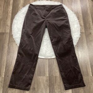 Eileen Fisher straight leg Velvet Suede Pants/Jeans Size Petite Small